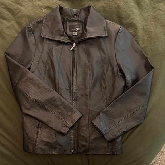 East 5th Black Leather Jacket - Picture 1 of 6